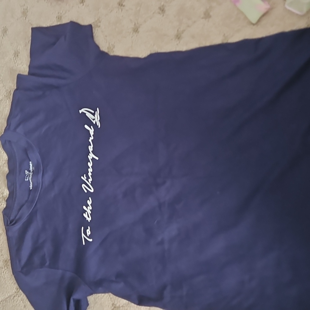 Vineyard Vines Island T-Shirt in Deep Blue
